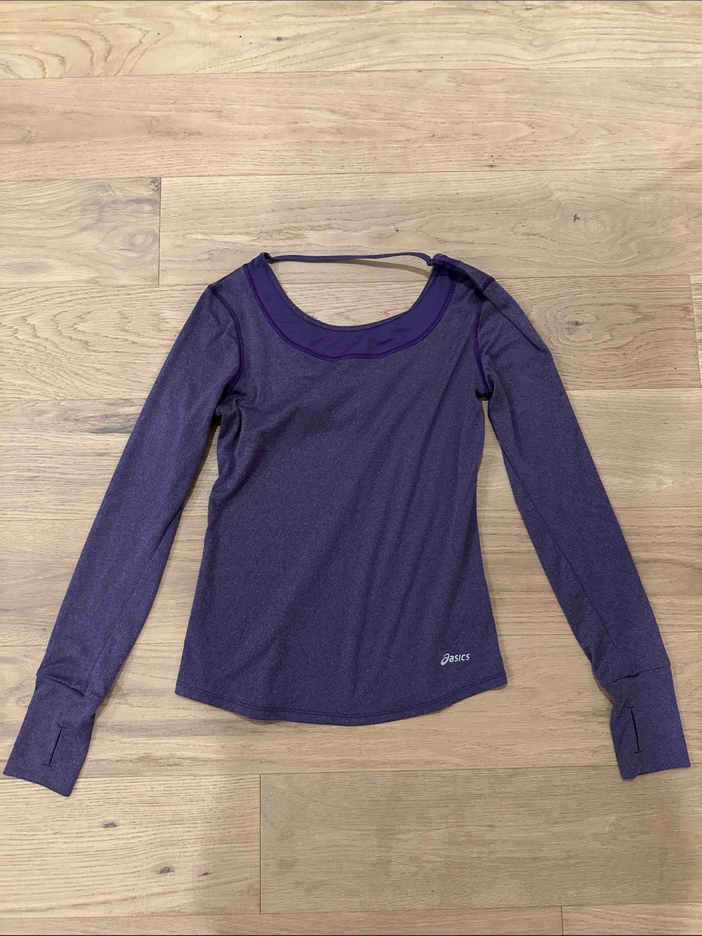 ASICS Deep Purple Long-Sleeve Performance Tee